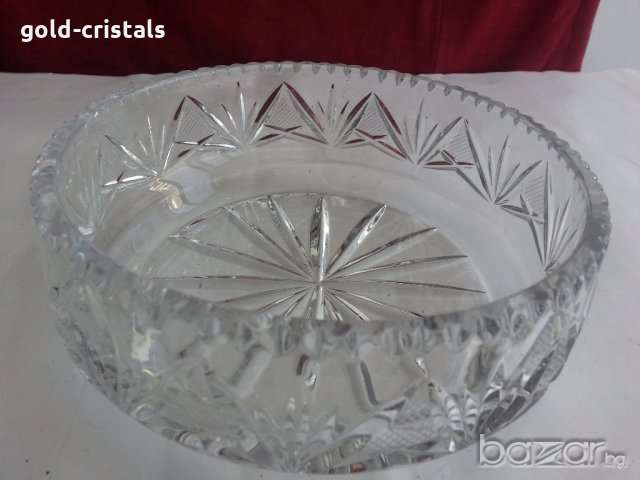 кристална купа , снимка 5 - Антикварни и старинни предмети - 19293419