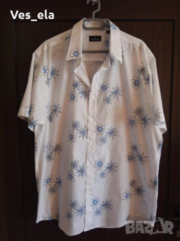 бяла риза на цветя , снимка 1 - Ризи - 25765077