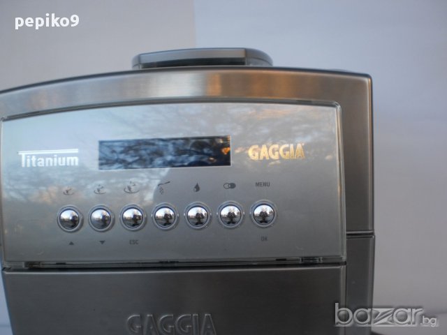 Продавам кафемашини внос от Германия робот пълен автомат GAGGIA TITANIUM , снимка 8 - Кафемашини - 16366566