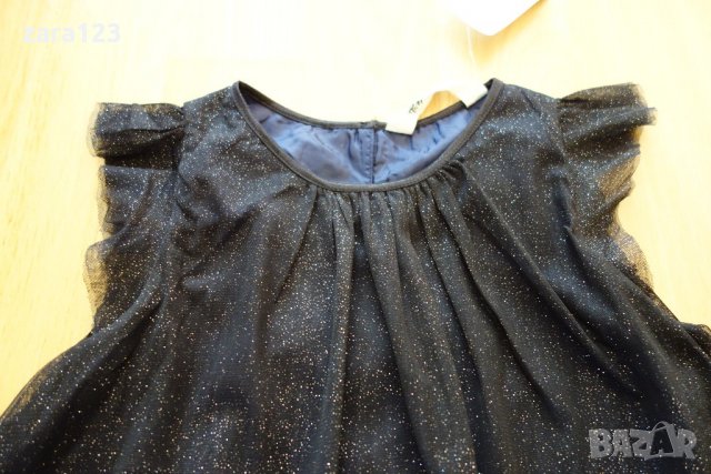 нова дантелена рокля H&M, 8-9г, снимка 3 - Детски рокли и поли - 21541399