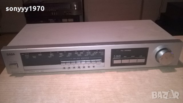 saba mt180 tuner 20v-внос швеицария, снимка 4 - Ресийвъри, усилватели, смесителни пултове - 24516857