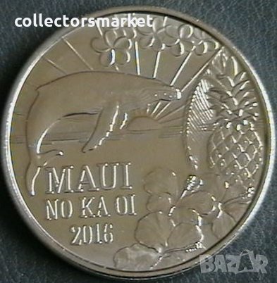 2 долара 2016, Хавай ( САЩ ), снимка 1 - Нумизматика и бонистика - 25884073