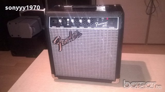 fender frontman 10g-китарно кубе-28х26х15см-внос англия, снимка 6 - Тонколони - 18814435