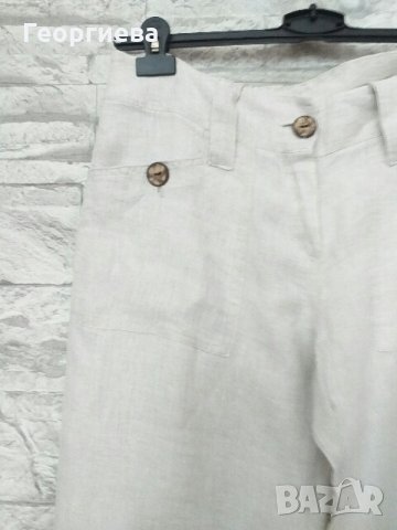 Сет ленен панталон+ ленен топ, снимка 10 - Панталони - 25044757