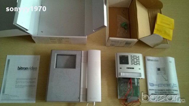 Bitronvideo-домофон с дисплеи и камера-внос швеицария, снимка 4 - Камери - 12904006