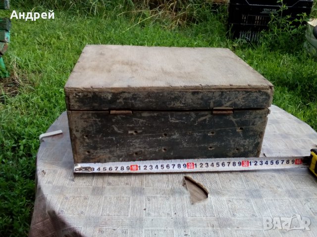 Старинен дървен куфар #2, снимка 3 - Антикварни и старинни предмети - 22398938