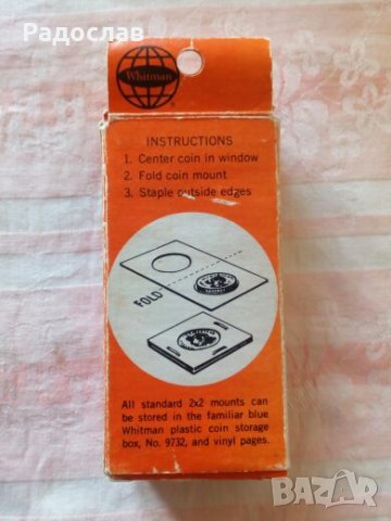 протектори/ капсули за монети Whitman, снимка 2 - Други ценни предмети - 23937979