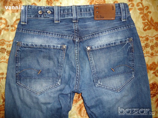 G-star Raw- с протрити ефекти 32 размер, снимка 10 - Дънки - 13989599