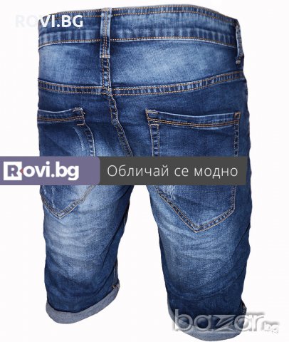Къси мъжки дънки X010, снимка 2 - Къси панталони - 21458453