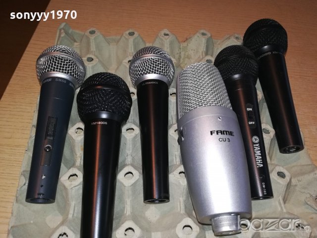 fame & shure & behringer & yamaha-profi microphone-швеицария, снимка 2 - Микрофони - 20932868