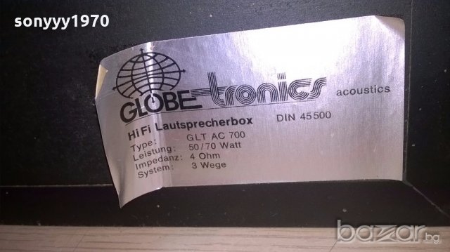 globetronics acoustics glt ac700/70w/4ohm-внос швеицария, снимка 11 - Тонколони - 18821939