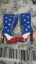 Ново!!!екстравагантни ботуши лак- Американското знаме-номер 41,5, снимка 2