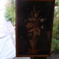 пано- сухи цветя-, снимка 3 - Антикварни и старинни предмети - 11424399