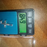  триизмерно сребърно кръстче 925