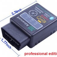 Най новия! ELM327 Pro OBD2 Bluetooth универсален кодчетец за автодиагностика - Professional Edition, снимка 2 - Аксесоари и консумативи - 8411292