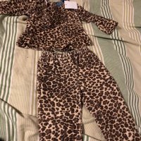 Бебешки леопардов комплект, снимка 1 - Комплекти за бебе - 24819798
