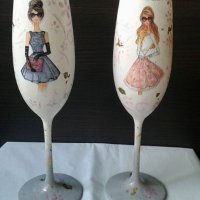 чаши за моминско парти, снимка 4 - Сватбени аксесоари - 21512254