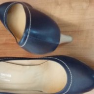 Сини обувки естествена кожа, снимка 5 - Дамски обувки на ток - 14140505
