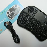 Mini Qwerty безжична Wi-Fi клавиатура с тъчпад за компютър и Smart TV Телевизор, снимка 1 - Клавиатури и мишки - 20603212