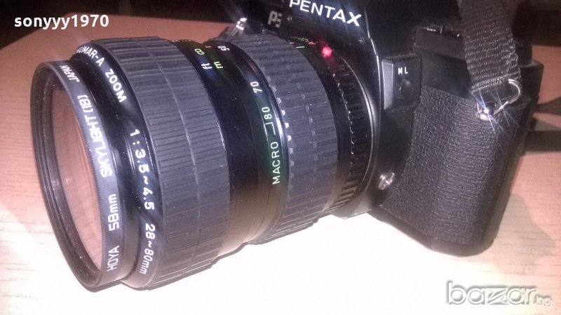 pentax+takumar-a zoom/hoya 58mm skylight japan-внос англия, снимка 1