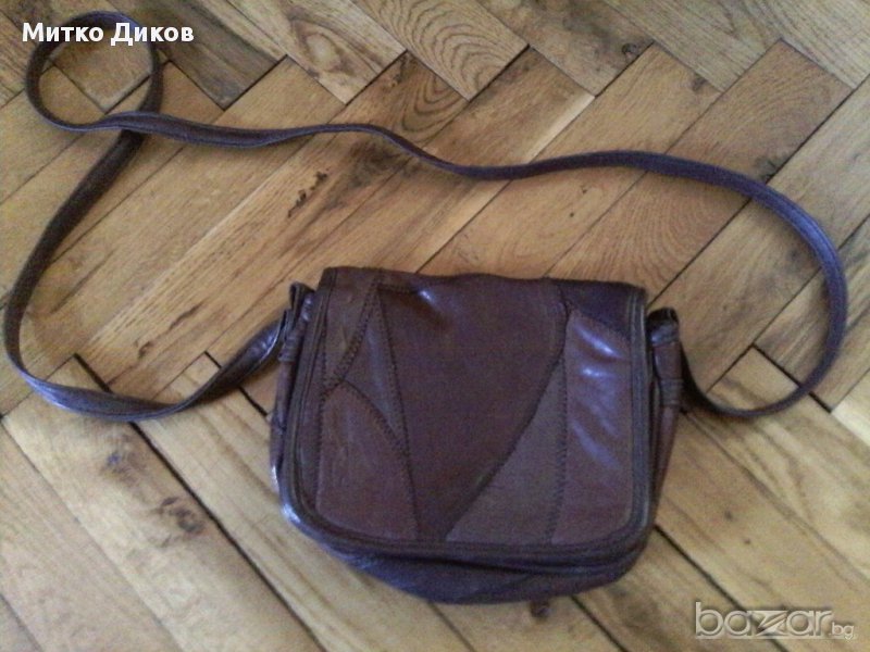 Женска кожена чанта-естествена кожа 17х14х5, снимка 1