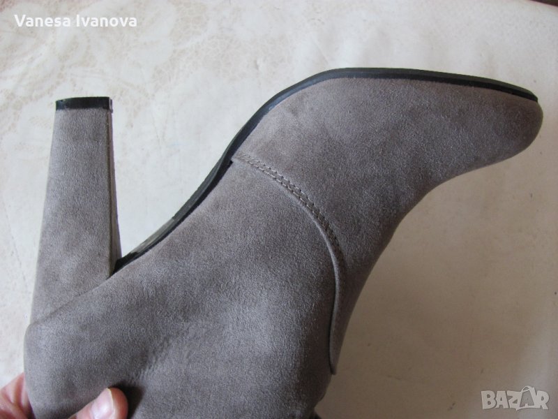 Ботуши, боти - велур нови , снимка 1