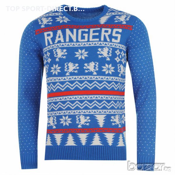 Мъжки пуловер -RANGERS  100% акрил  внос Англия., снимка 1