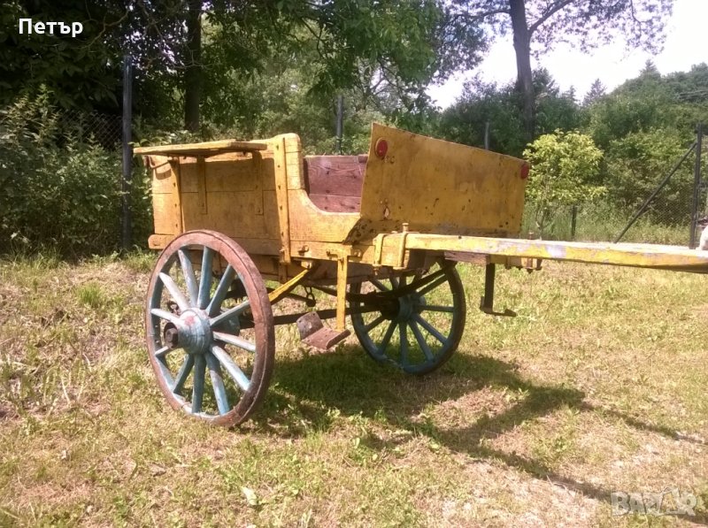 Автентична стара двуколка , снимка 1