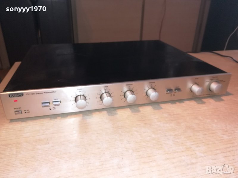 mbo cv-100 stereo preamplifier-made in korea-внос швеицария, снимка 1