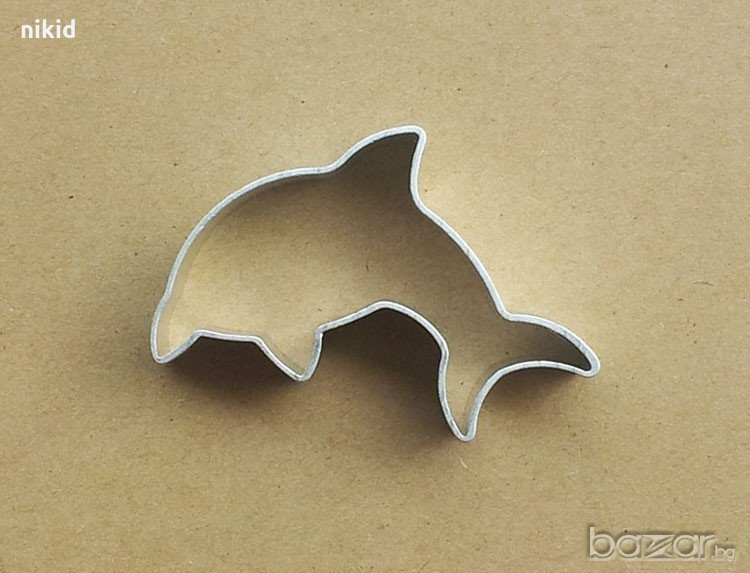 делфин метален резец форма за украса декорация торта мъфин сладка бисквитка, снимка 1