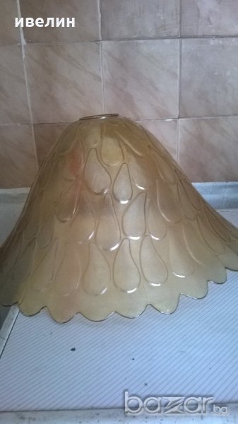 старо стъкло за полилей-арт деко, снимка 1