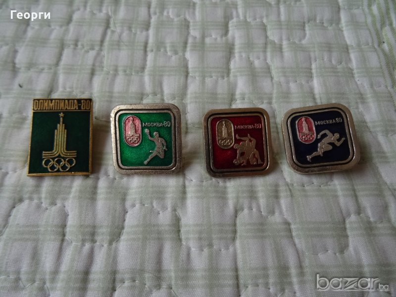 Значки-олимпиада Москва 80, снимка 1