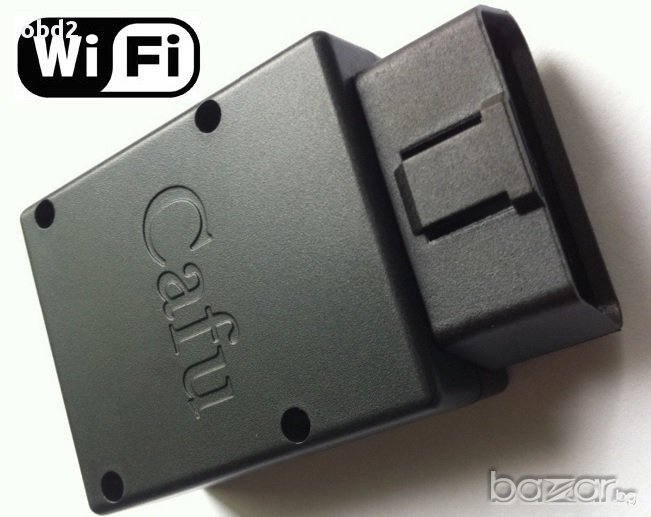 Cafu® V1.5 WiFi ELM27 OBD2 интерфейс за диагностика на автомобили, снимка 1