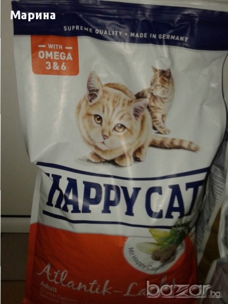 Супер храна за котки ХЕПИ КЕТ - 10 КГ - Сьомга, снимка 1