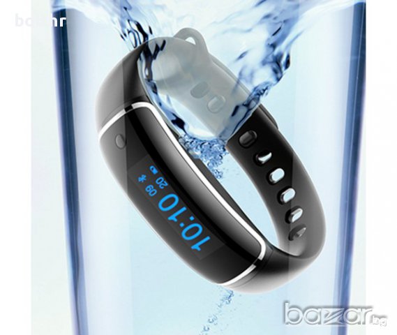 Фитнес гривна с пулсомер и измерване на кръвно налягане Smart Bracelet V08