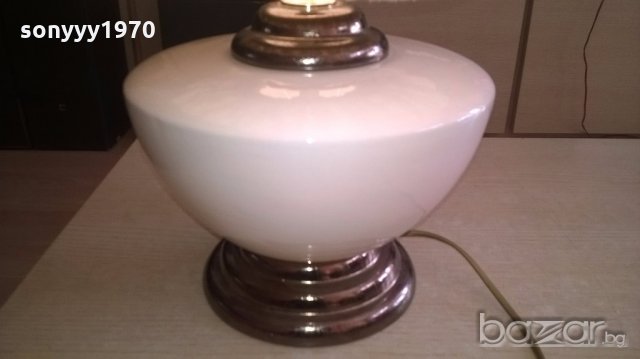 огромен немски лампион-мрамор/керамика/метал-внос швеицария, снимка 11 - Антикварни и старинни предмети - 19687644
