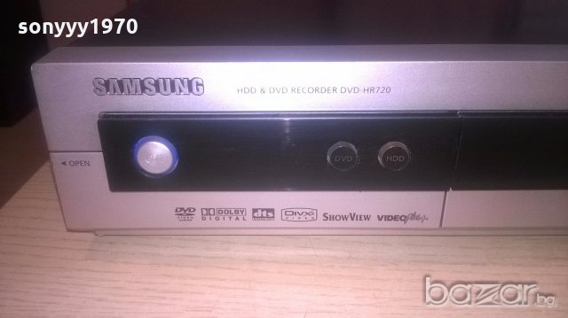 samsung dvd-hr720/xeg hdd/dvd recorder-внос швеицария, снимка 8 - Ресийвъри, усилватели, смесителни пултове - 18303882