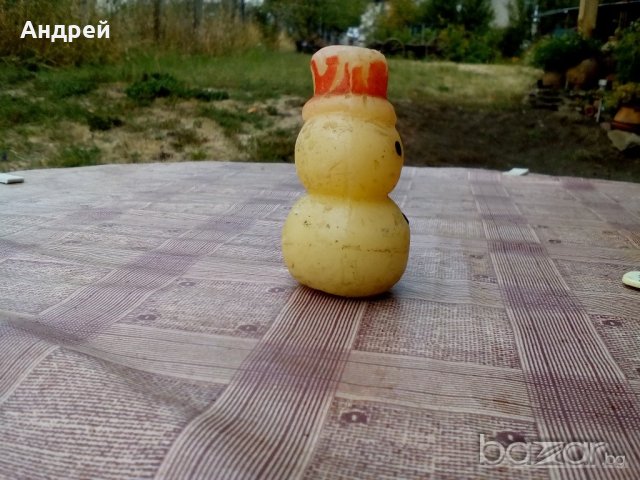 Свещ,снежен човек, снимка 4 - Антикварни и старинни предмети - 19396913