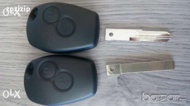Кутийки ключ,дистанционно за Рено Еспейс Модус Tуинго дачия с 2 бутона, снимка 2 - Аксесоари и консумативи - 11614393