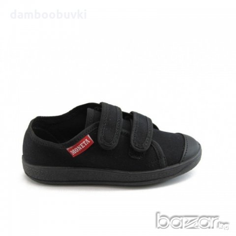 Юношески гуменки МONETA с лепки черно 36/40