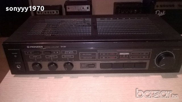&pioneer sa-560-amplifier-made in japan-внос швеицария, снимка 3 - Ресийвъри, усилватели, смесителни пултове - 19646407