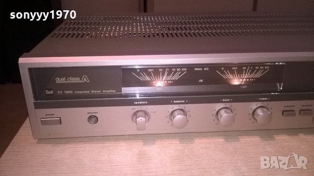 dual cv1260 amplifier-made in japan-2x80w-внос швеицария, снимка 6 - Ресийвъри, усилватели, смесителни пултове - 21946304