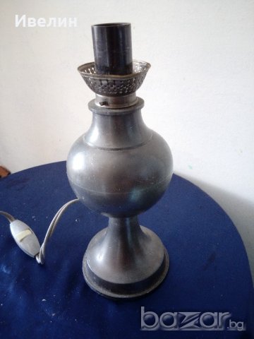 стара нощна лампа, снимка 3 - Настолни лампи - 21299799