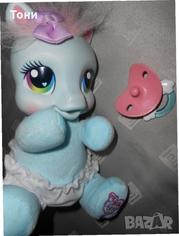 Колекционерско интерактивно My little pony Newborn Rainbow Dash, снимка 4 - Кукли - 23111679