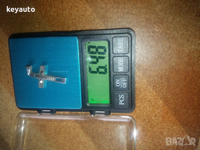  триизмерно сребърно кръстче 925