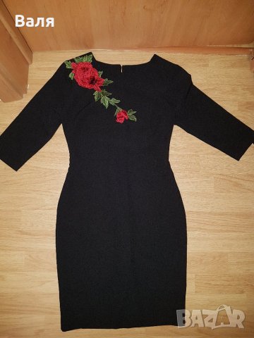Нова рокля  Fervente  с бродерия роза, снимка 3 - Рокли - 24777522