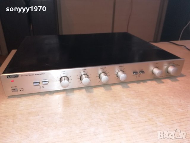 mbo cv-100 stereo preamplifier-made in korea-внос швеицария, снимка 1 - Ресийвъри, усилватели, смесителни пултове - 21575548
