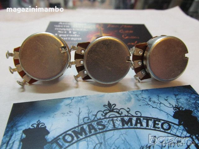 Потенциометри за Stratocaster (1 Volume + 2 Tone) B250K и A250K, снимка 6 - Китари - 20533854