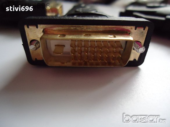 Преход Hdmi женско - Dvi мъжко, Dvi женско, снимка 5 - Други - 11149845