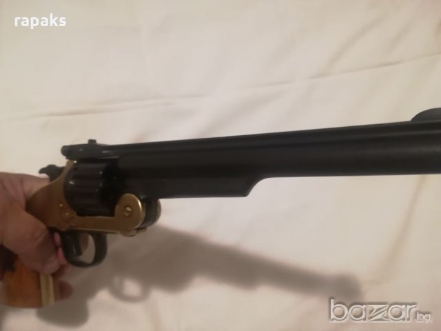 Огромен револвер, армейски пистолет Smith&Wesson 1869 Реплика за ценители , снимка 2 - Бойно оръжие - 21273415